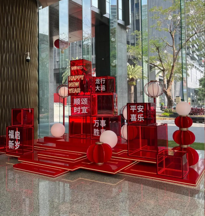 燈籠美陳設計點亮傳統(tǒng)文化的璀璨光芒